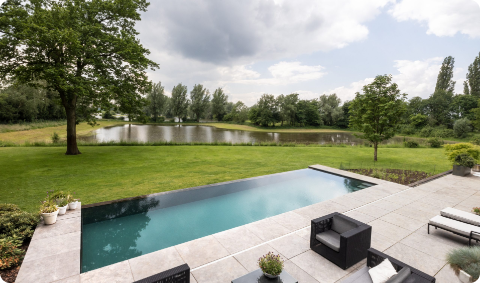 Pooltime Exclusive Infinity 10/20mm PP pool 4 x 12 x 1.5 m